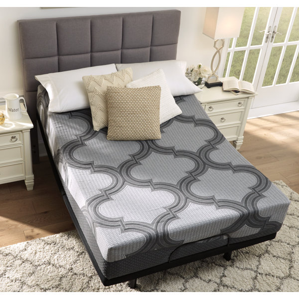 Signature Design by Ashley 12" Ashley Hybrid Mattress with Adjustable